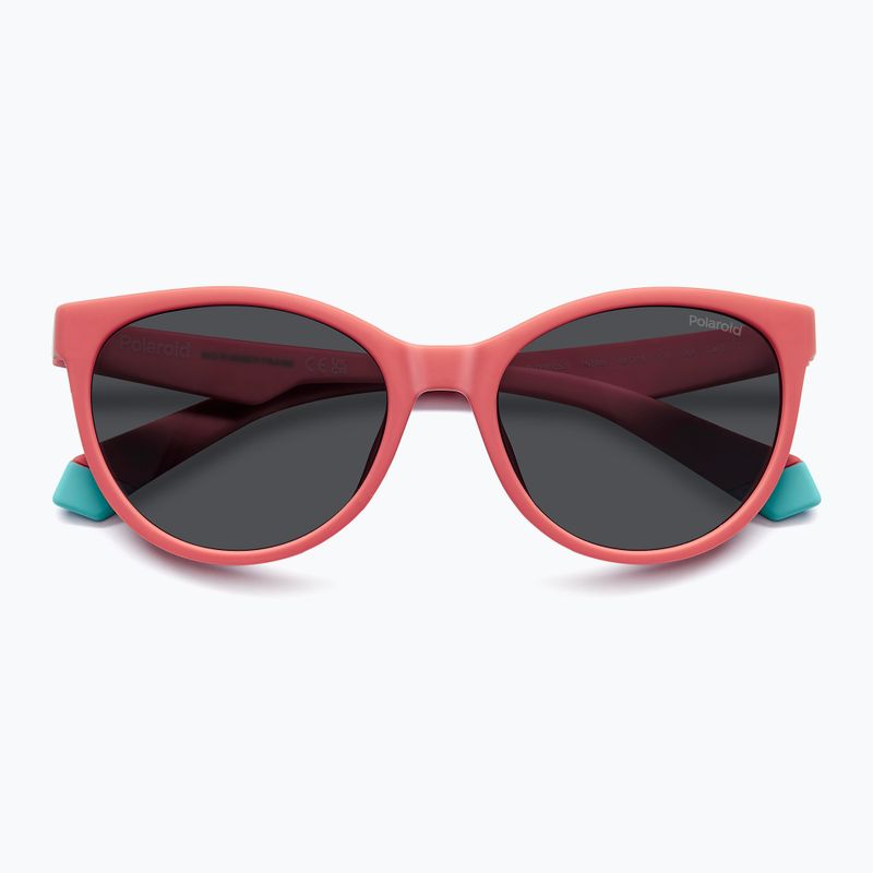 Polaroid PLD 8065/S koralle/grau polarisierte Kindersonnenbrille 4
