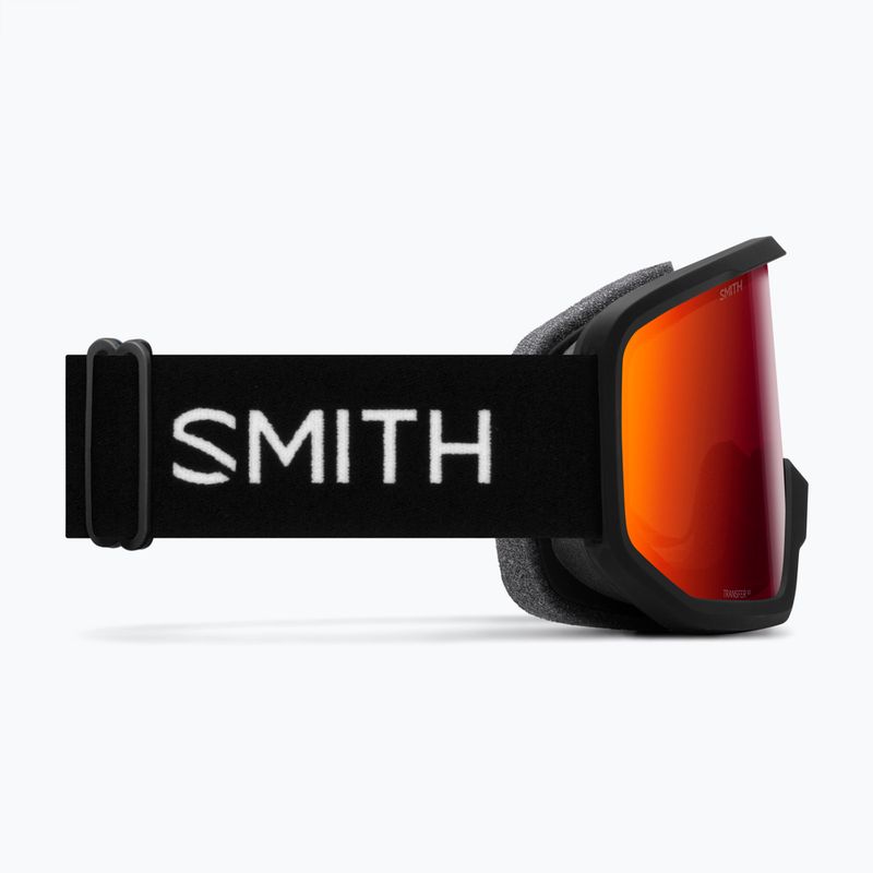 Skibrille Smith Transfer black/red sol-x mirror 3