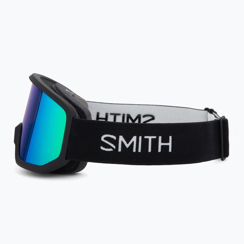Skibrille Smith Transfer black/green sol-x mirror 4