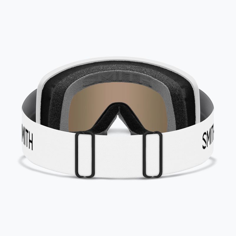 Skibrille Smith Transfer white/red sol-x mirror 7