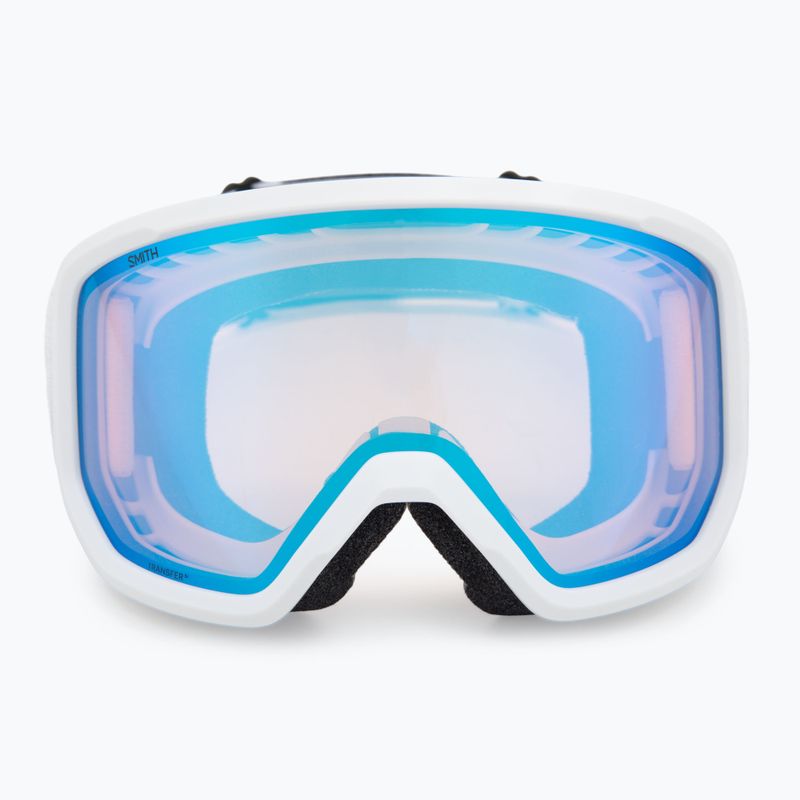 Skibrille Smith Transfer white/blue sensor mirror 2