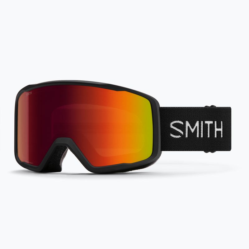 Skibrille Smith Tribute black/red sol-x mirror