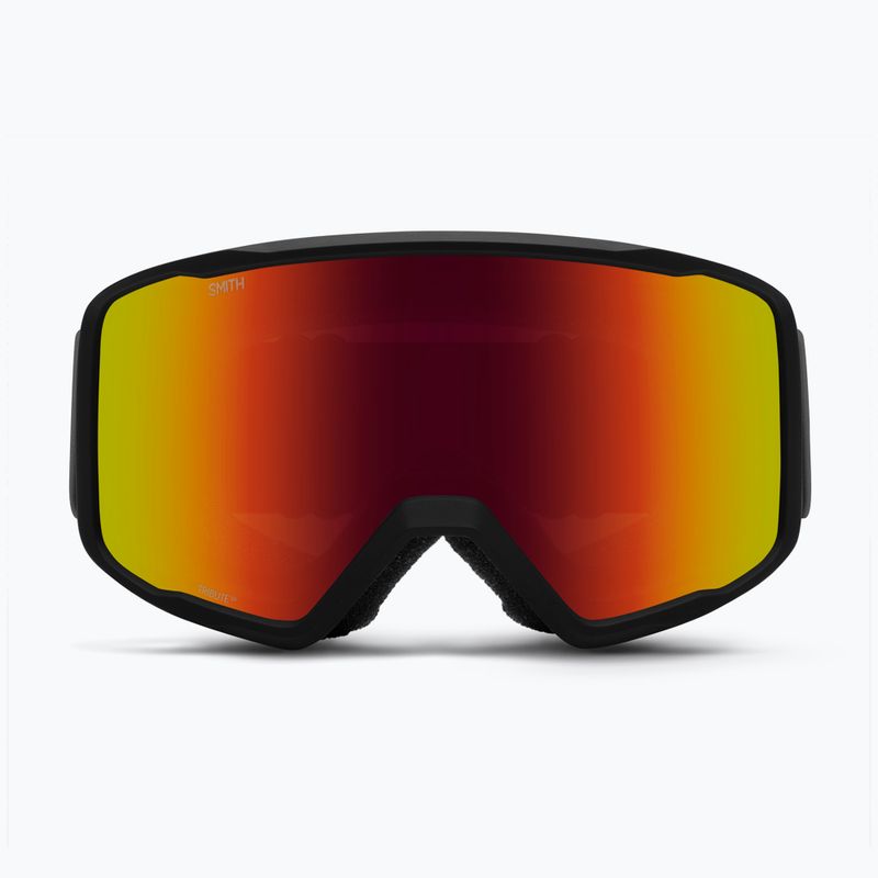 Skibrille Smith Tribute black/red sol-x mirror 2
