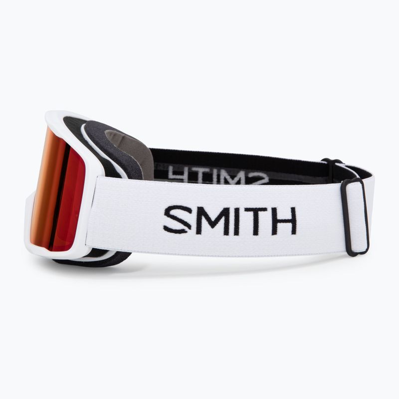 Skibrille Smith Tribute white/red sol-x mirror 4