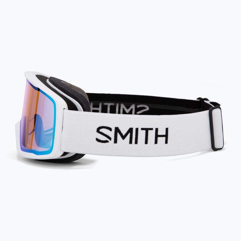 Skibrille Smith Tribute white/blue Sensor Mirror 4