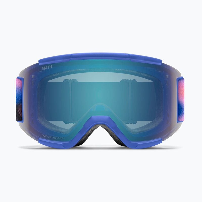 Skibrille  Smith Squad Supernova Vibes/ChromaPop Everyday Blue Mirror/Clear 2