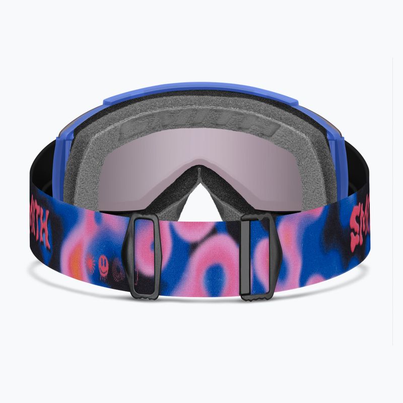 Skibrille  Smith Squad Supernova Vibes/ChromaPop Everyday Blue Mirror/Clear 3