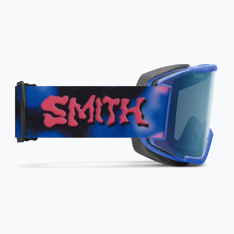Skibrille  Smith Squad Supernova Vibes/ChromaPop Everyday Blue Mirror/Clear 4