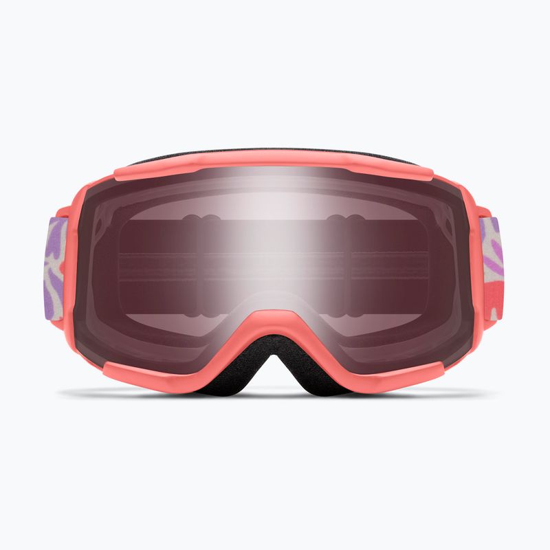 Kinder-Skibrille Smith Daredevil Jr Flare Flora/Ignitor Mirror 6