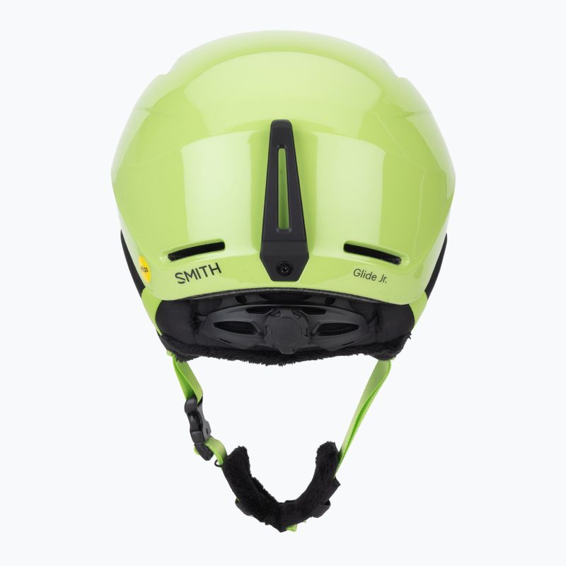 Kinder-Skihelm Smith Glide Jr Mips electric lime 4