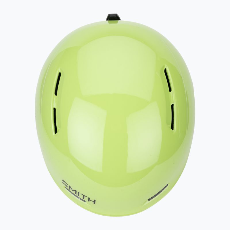 Kinder-Skihelm Smith Glide Jr Mips electric lime 6
