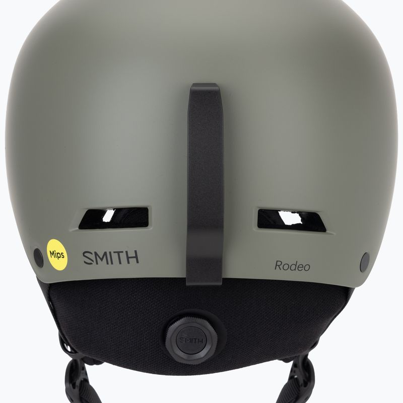 Skihelm Smith Rodeo MIPS matte fatigue green 8