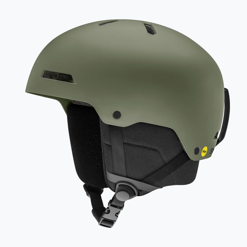 Skihelm Smith Rodeo MIPS matte fatigue green