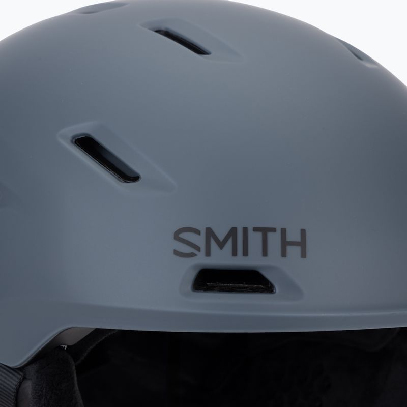 Skihelm Smith Descend MIPS matte slate/black 7