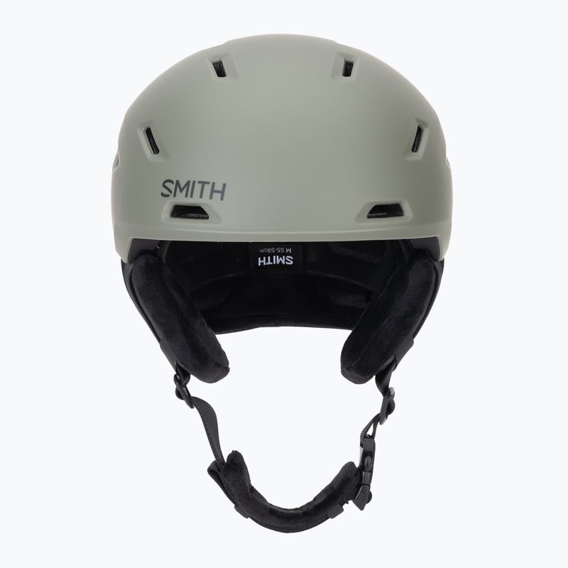 Skihelm Smith Descend MIPS matte fatigue green/black 2
