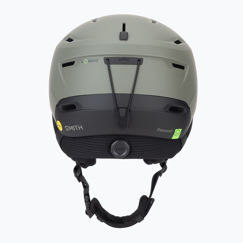 Skihelm Smith Descend MIPS matte fatigue green/black 4
