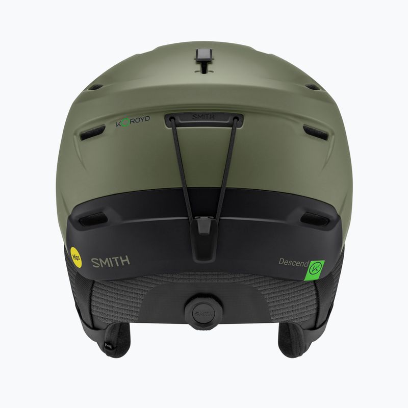 Skihelm Smith Descend MIPS matte fatigue green/black 2
