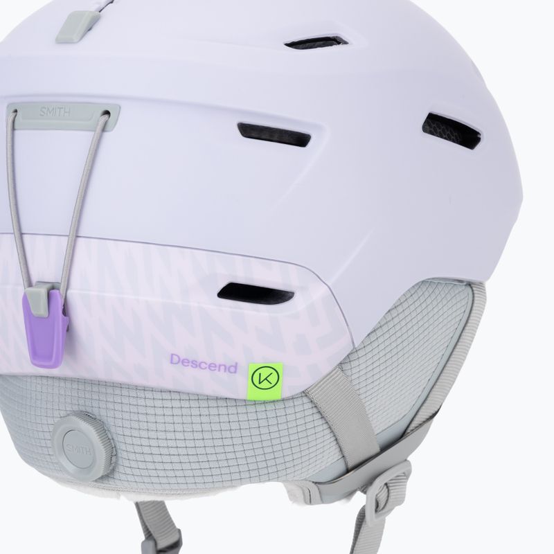 Skihelm Smith Descend MIPS matte lunar fog spires 10