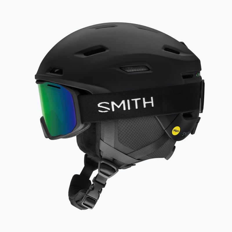 Skihelm Smith Descend MIPS matte black 2