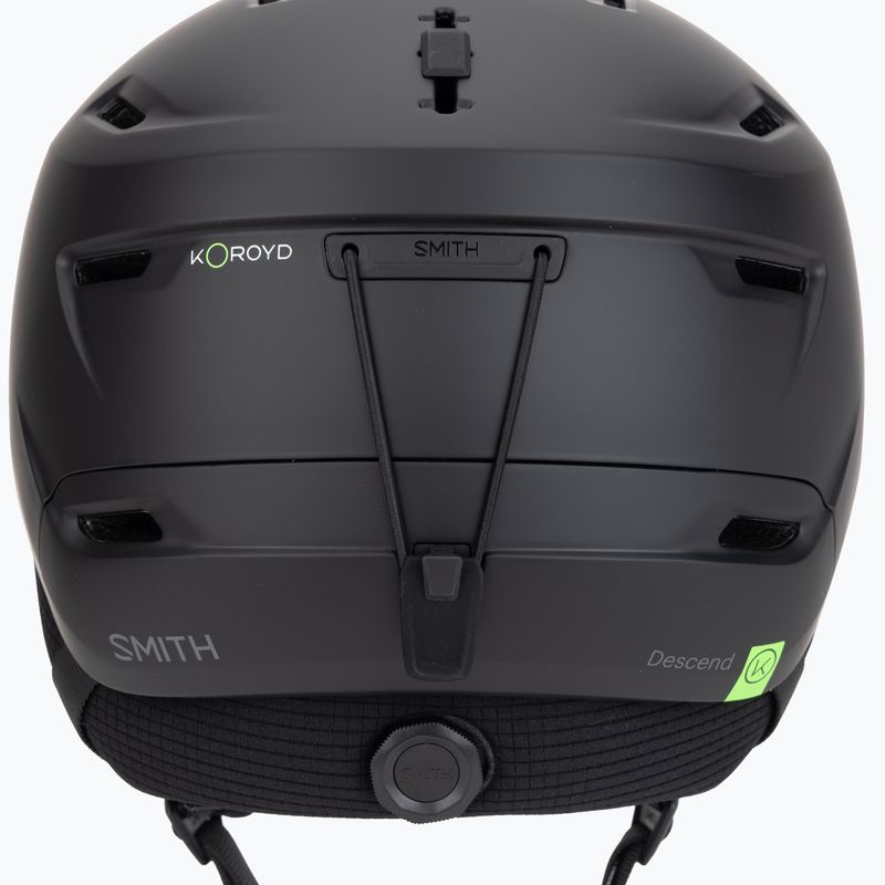 Skihelm Smith Descend matte black 8