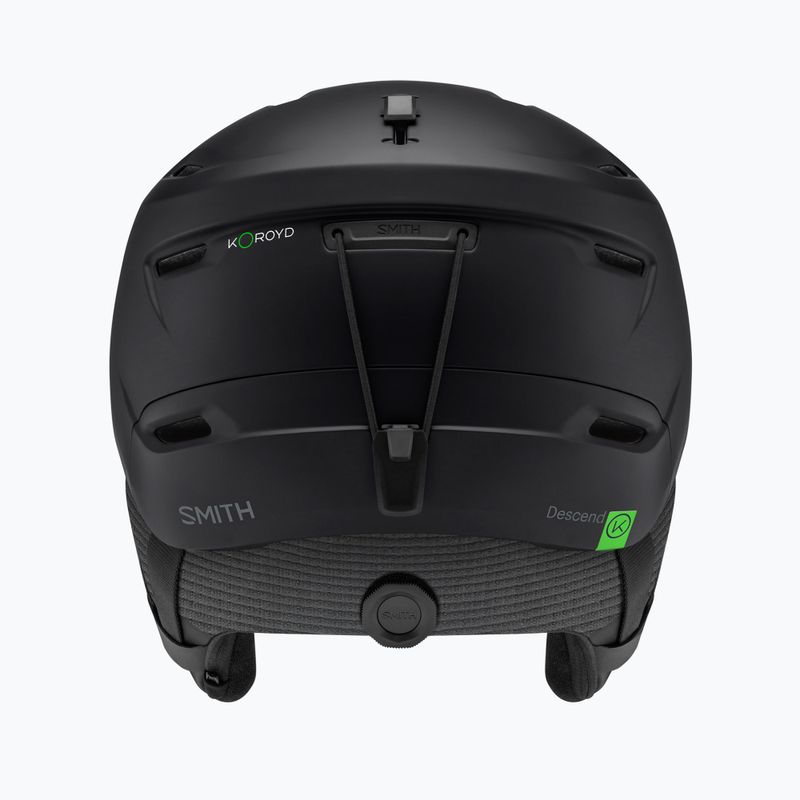 Skihelm Smith Descend matte black 3