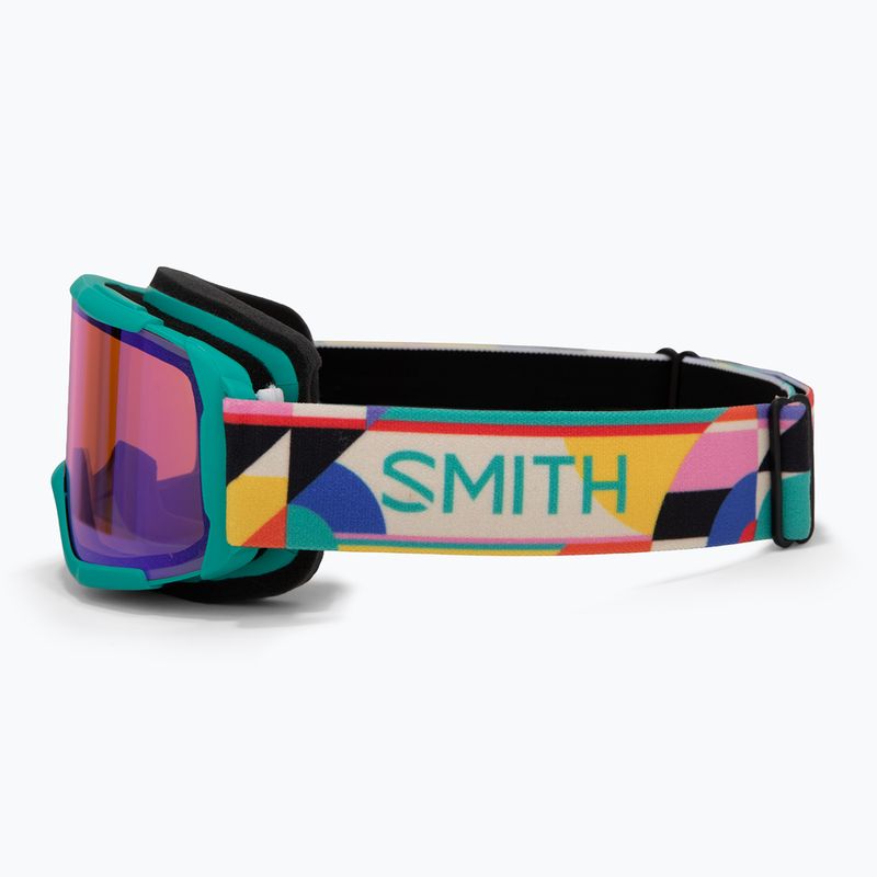 Kinder-Skibrille Smith Daredevil Jr jade formations/blue sensor mirror 4