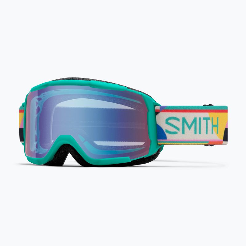 Kinder-Skibrille Smith Daredevil Jr jade formations/blue sensor mirror 5