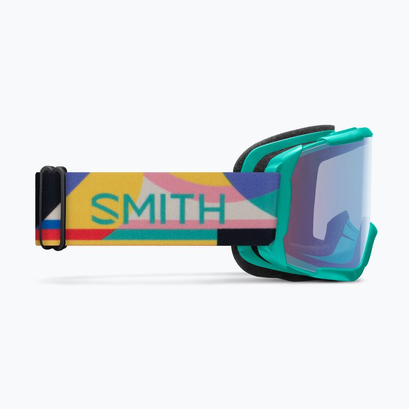 Kinder-Skibrille Smith Daredevil Jr jade formations/blue sensor mirror 8