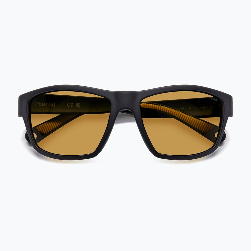 Sonnenbrille Polaroid PLD 7037/S matte black yellow/yellow polarized 4