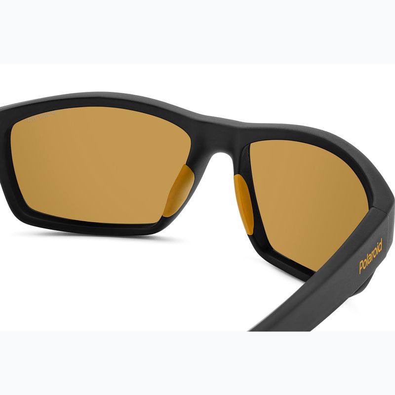 Sonnenbrille Polaroid PLD 7037/S matte black yellow/yellow polarized 6
