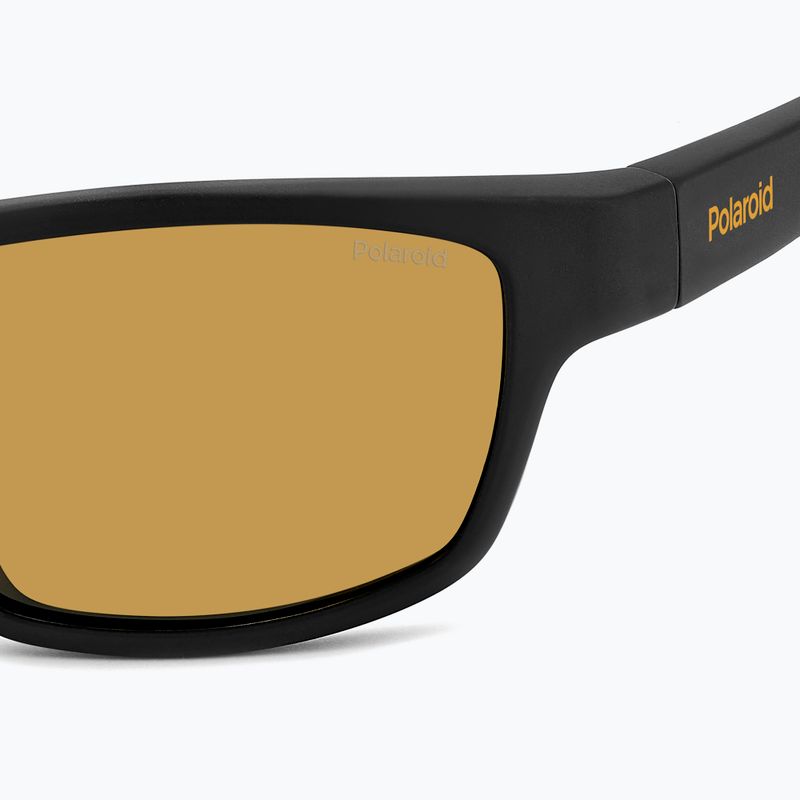 Sonnenbrille Polaroid PLD 7037/S matte black yellow/yellow polarized 7