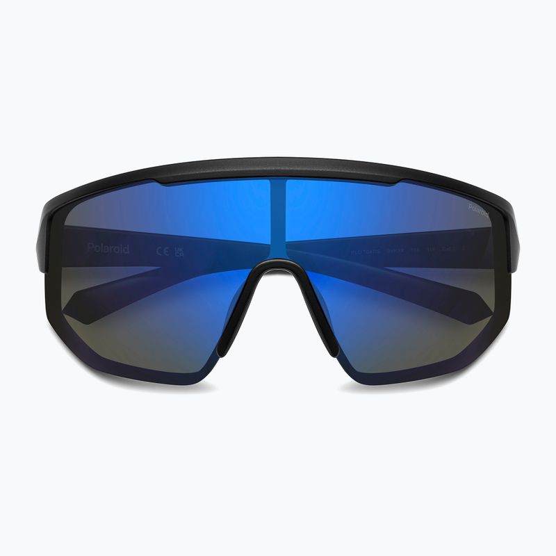 Sonnenbrille Polaroid PLD 7047/S matte black blue/blue mirror polarized 4