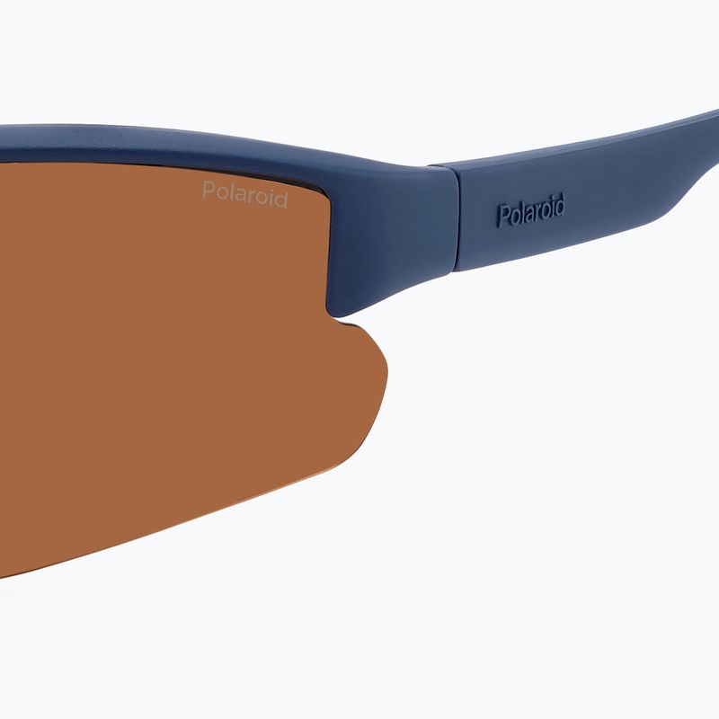 Sonnenbrille Polaroid PLD 7061/CI/S matte blue/copper polarized 9