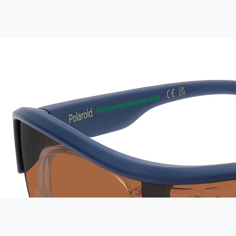Sonnenbrille Polaroid PLD 7061/CI/S matte blue/copper polarized 10