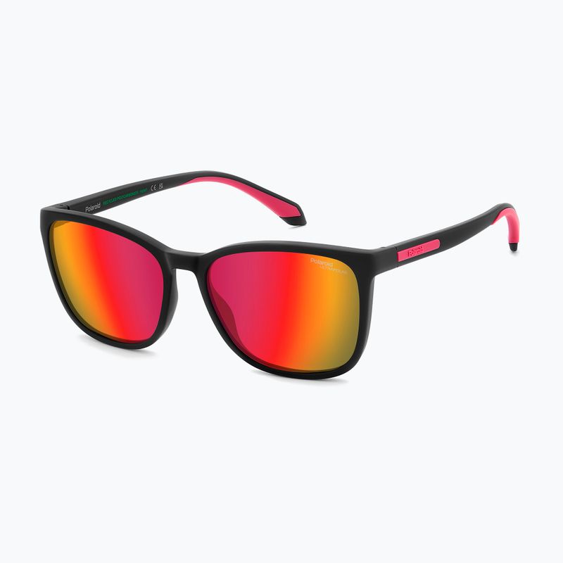 Sonnenbrille Polaroid PLD 2169/S/X matte black red/red multilayer polarized high contrast 2