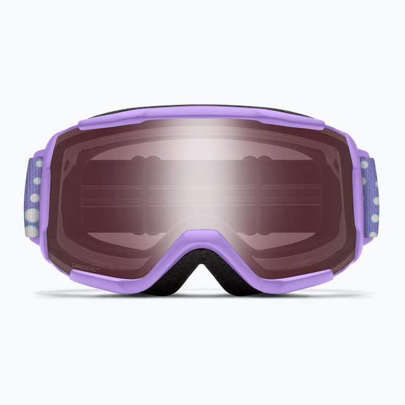 Kinder-Skibrille Smith Daredevil S2 light lavender dot clouds/ignitor mirror antifog 3