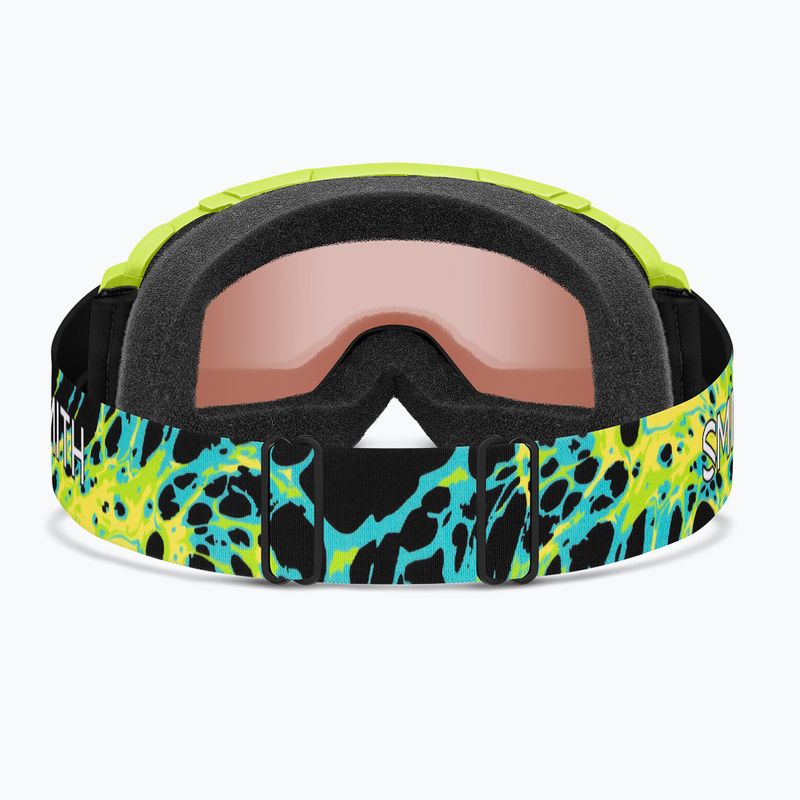 Kinder-Skibrille Smith Daredevil S3 electric lime slime/green solx mirror antifog 4