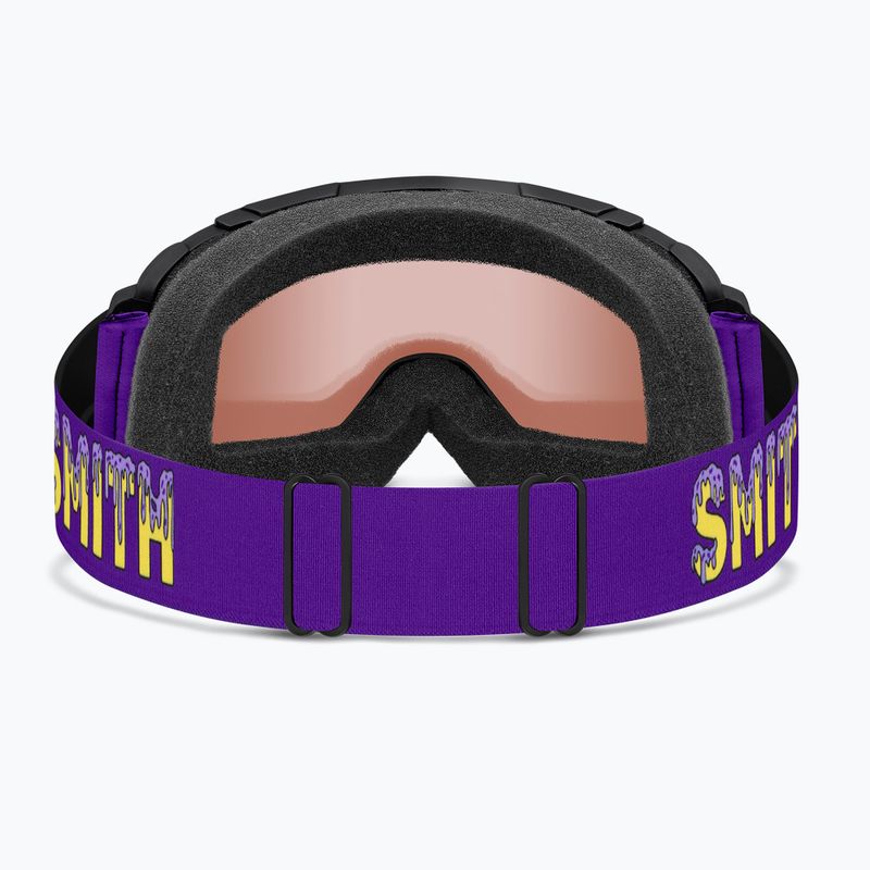 Kinder-Skibrille Smith Daredevil S1 black donuts/blue sensor mirror antifog 4