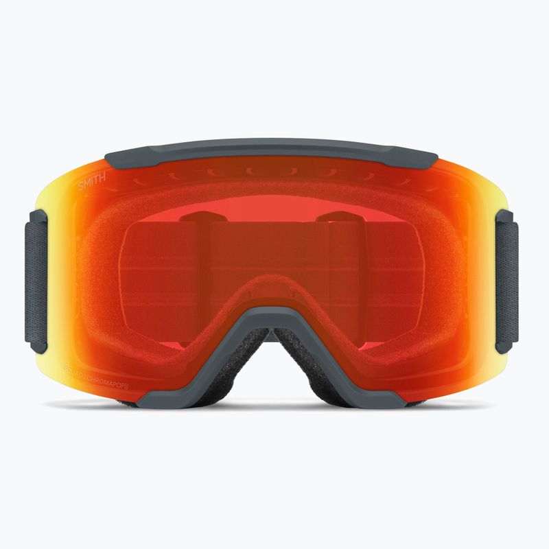 Skibrille Smith Squad S2 slate/chromapop everyday red mirror 2