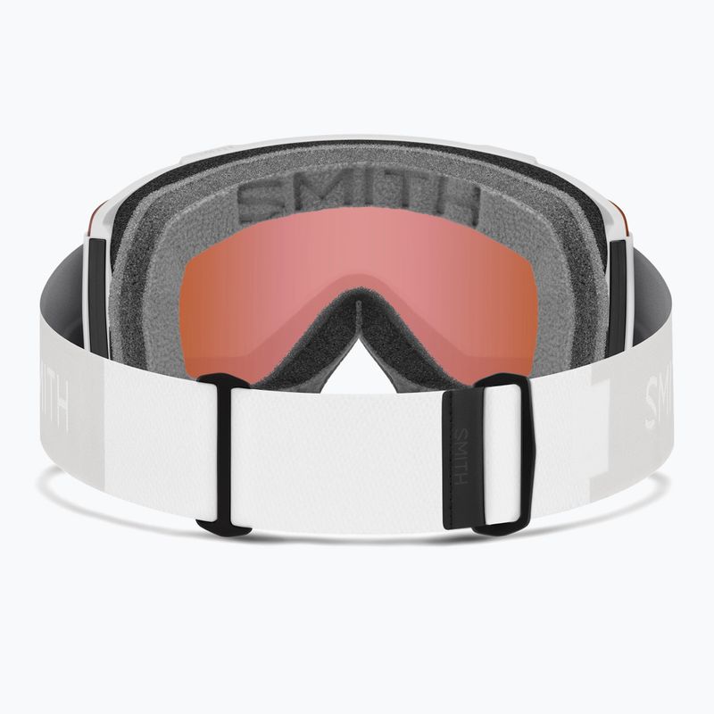 Skibrille Smith Squad S2 white vapor/chromapop everyday rose gold mirror 3