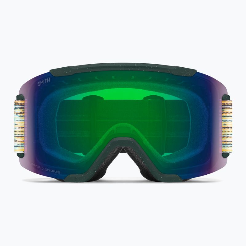 Skibrille Smith Squad S2 emerald renu upcycled scrap/chromapop green mirror 2
