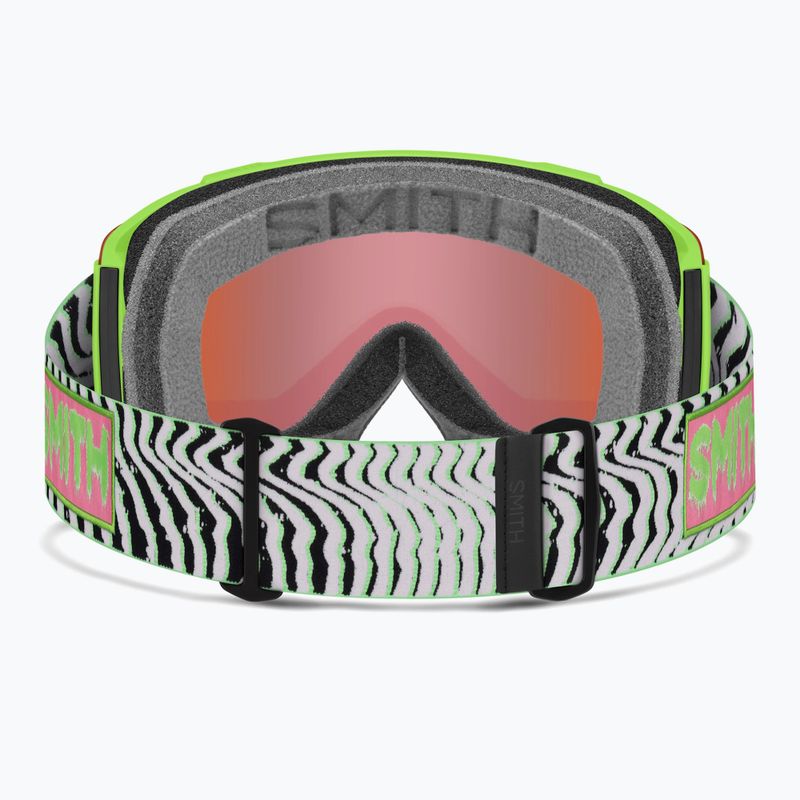 Skibrille Smith Squad S2 slime static shag/chromapop everyday green mirror 3