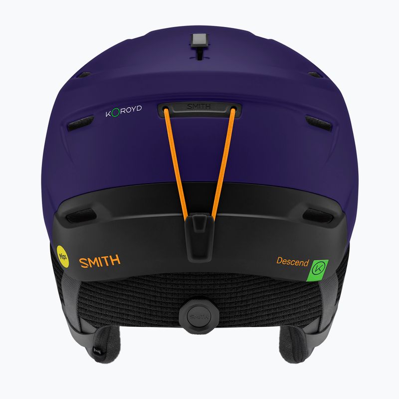 Skihelm Smith Descend Mips matte deep plum black 2