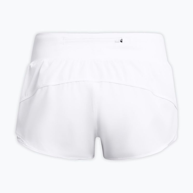 Under Armour Launch Pro 2'' Damen Laufshorts weiß/weiß/reflektierend 2