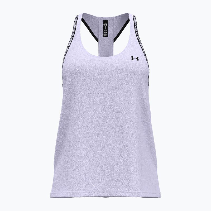 Women's Under Armour Knockout Tank Workout Top Salz lila/weiß