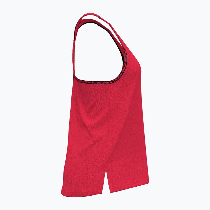 Under Armour Knockout Tank Racer rot/schwarz Damen Training Tank Top 3