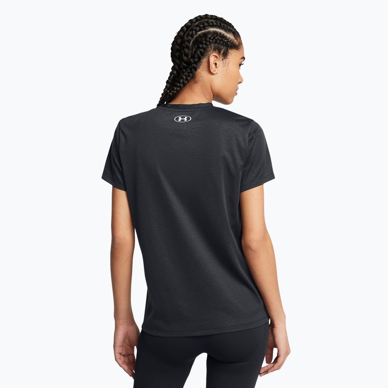 Under Armour Tech Riddle Damen Trainings-T-Shirt schwarz/weiß 2