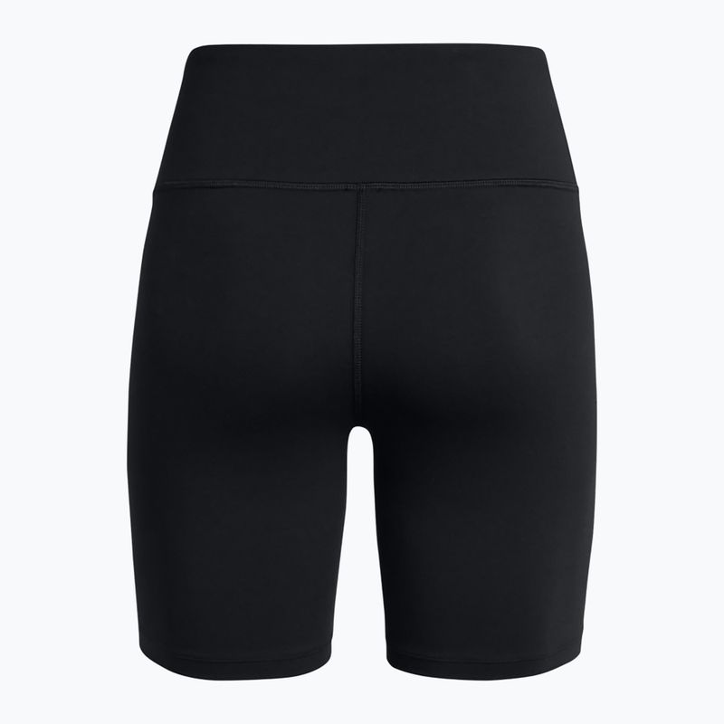 Damen Trainingsshorts Under Armour Rival 7in Short schwarz/weiß 2