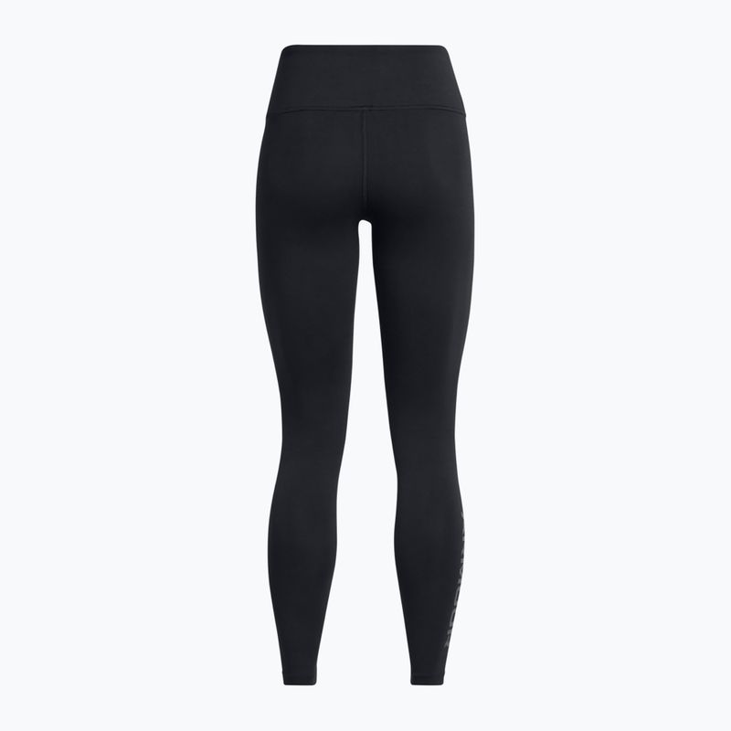 Under Armour Campus Graphic Damen Trainingsleggings schwarz/castlerock/weiß