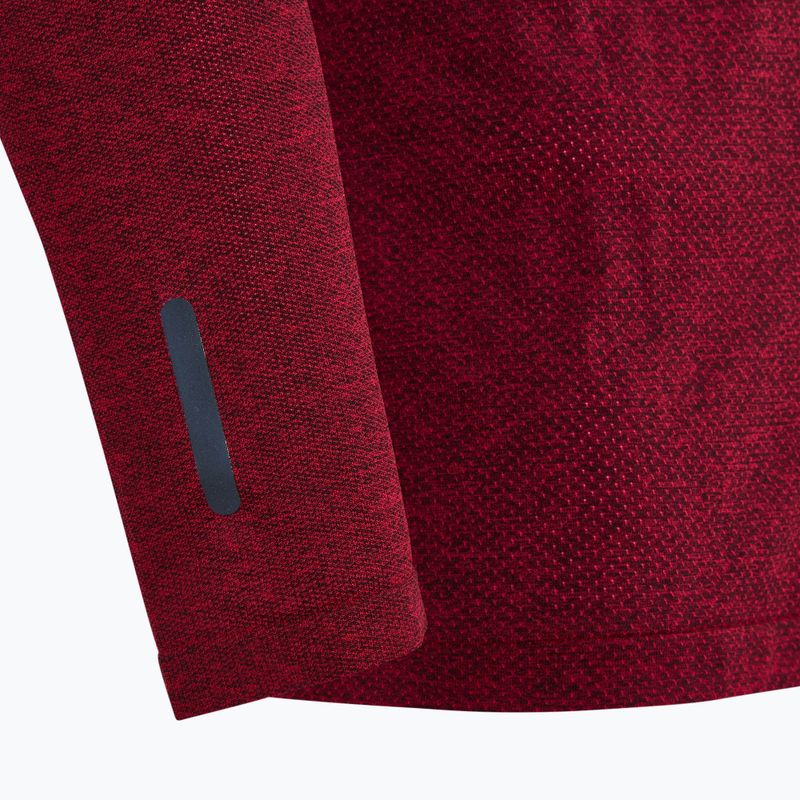 Lauf Sweatshirt Hoodie Herren Under Armour Seamless Stride 1/4 Zip racer red/reflective 3